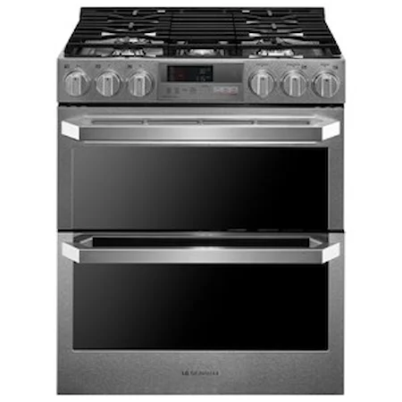LG SIGNATURE 7.3 Cu.ft. Dual Fuel - Double Oven Range with ProBake Convection®